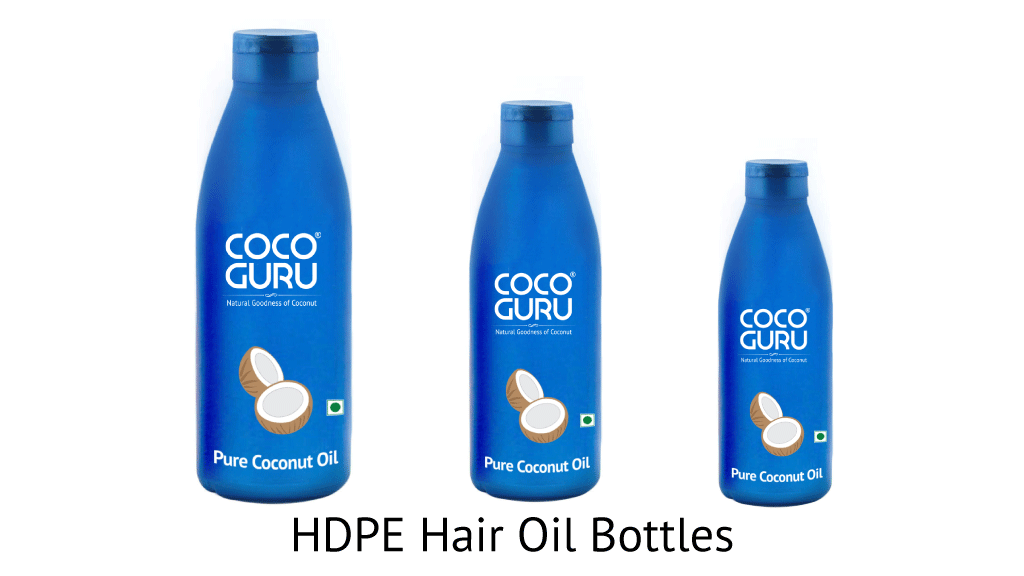 HDPE Hair Oil Bottles