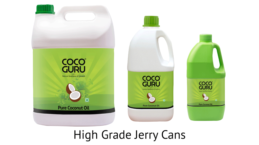 High Grade Coconut Oil Jerry Cans