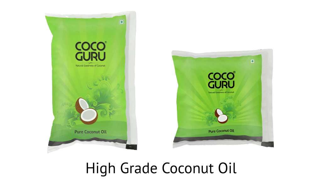 High Grade Coconut Oil Pouches